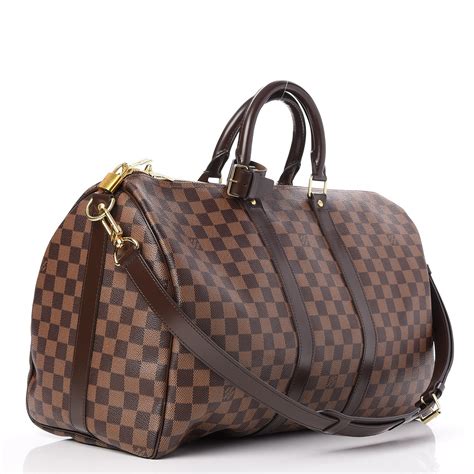 louis vuitton damier ebene keepall|Louis Vuitton bandoulière keepall.